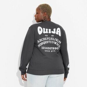 Ouija Graphic Women's Black Sweatshirt
